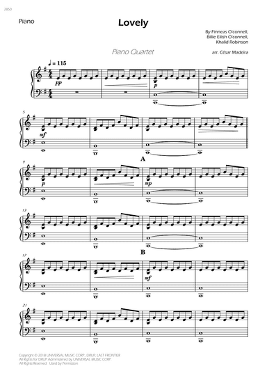 Lovely (arr. César Madeira)