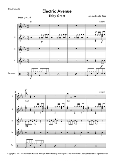 Electric Avenue (arr. Andrea La Rose)