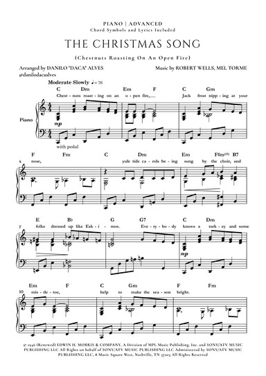 The Christmas Song (chestnuts Roasting On An Open Fire) (arr. Danilo "Daca" Alves)