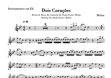 Dois Coracoes (arr. Escrita Musical)
