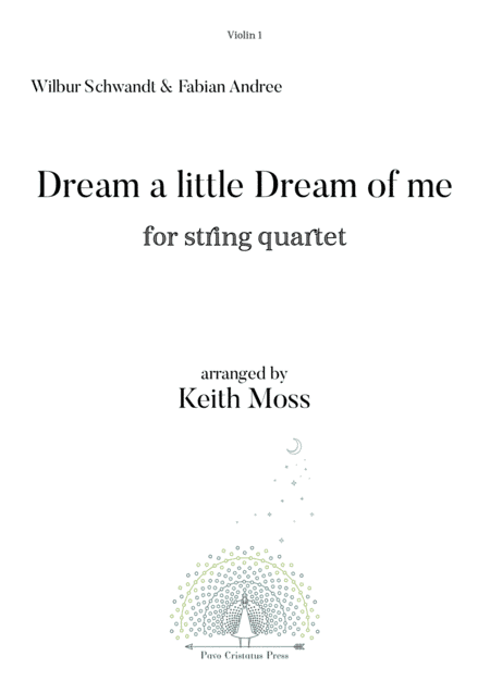 Dream A Little Dream Of Me (arr. Keith Moss)