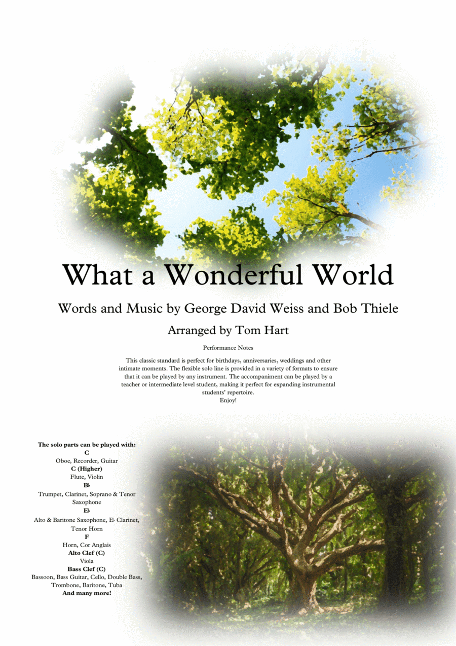What A Wonderful World (arr. Tom Hart)