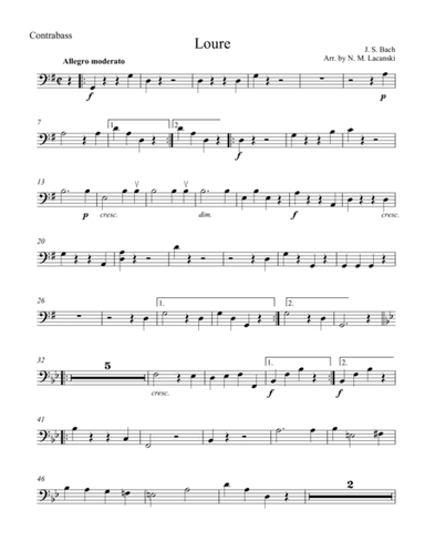 Loure (arr. Nick Lacanski)