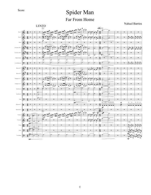 Spider-man: No Way Home Main Theme (arr. Nahuel Barrios)