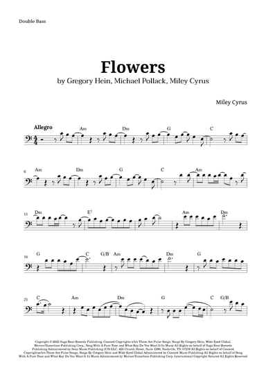 Flowers (arr. Langanho)