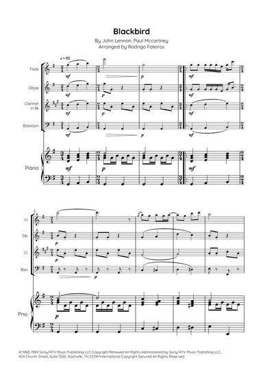 Blackbird (arr. Rodrigo Faleiros)