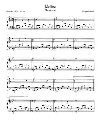 Malice (arr. jeff siesser)