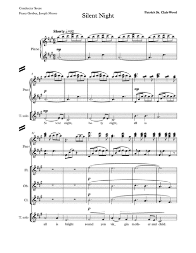 Silent Night (arr. Patrick St. Clair Wood)