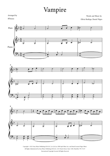 Vampire (arr. BTmusic)