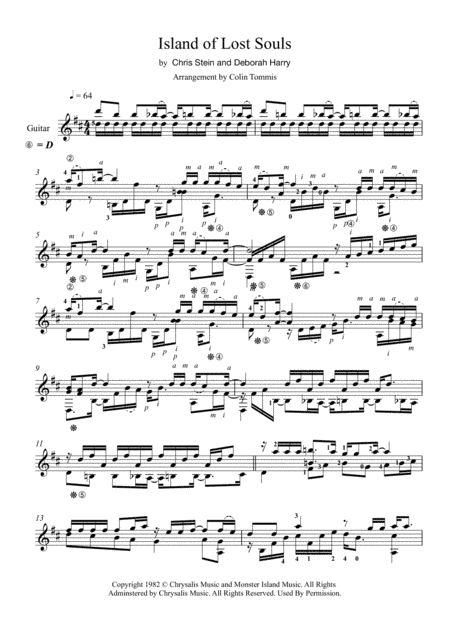 Island Of Lost Souls (arr. Colin Tommis)