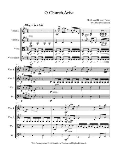 O Church Arise (arr. Andrew Duncan)