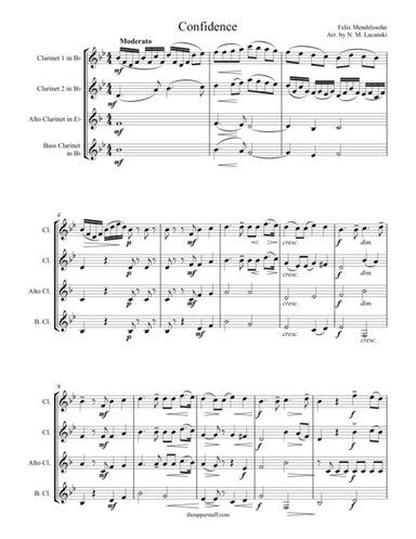 Confidence (arr. Nick Lacanski)
