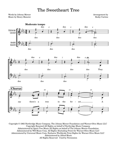 The Sweetheart Tree (arr. Becky Cartine)