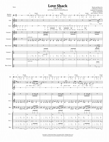 Love Shack (arr. M. Ryan Taylor)