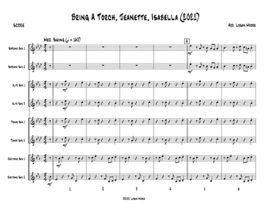 Bring A Torch, Jeanette, Isabella (2021) (arr. Logan Moore)