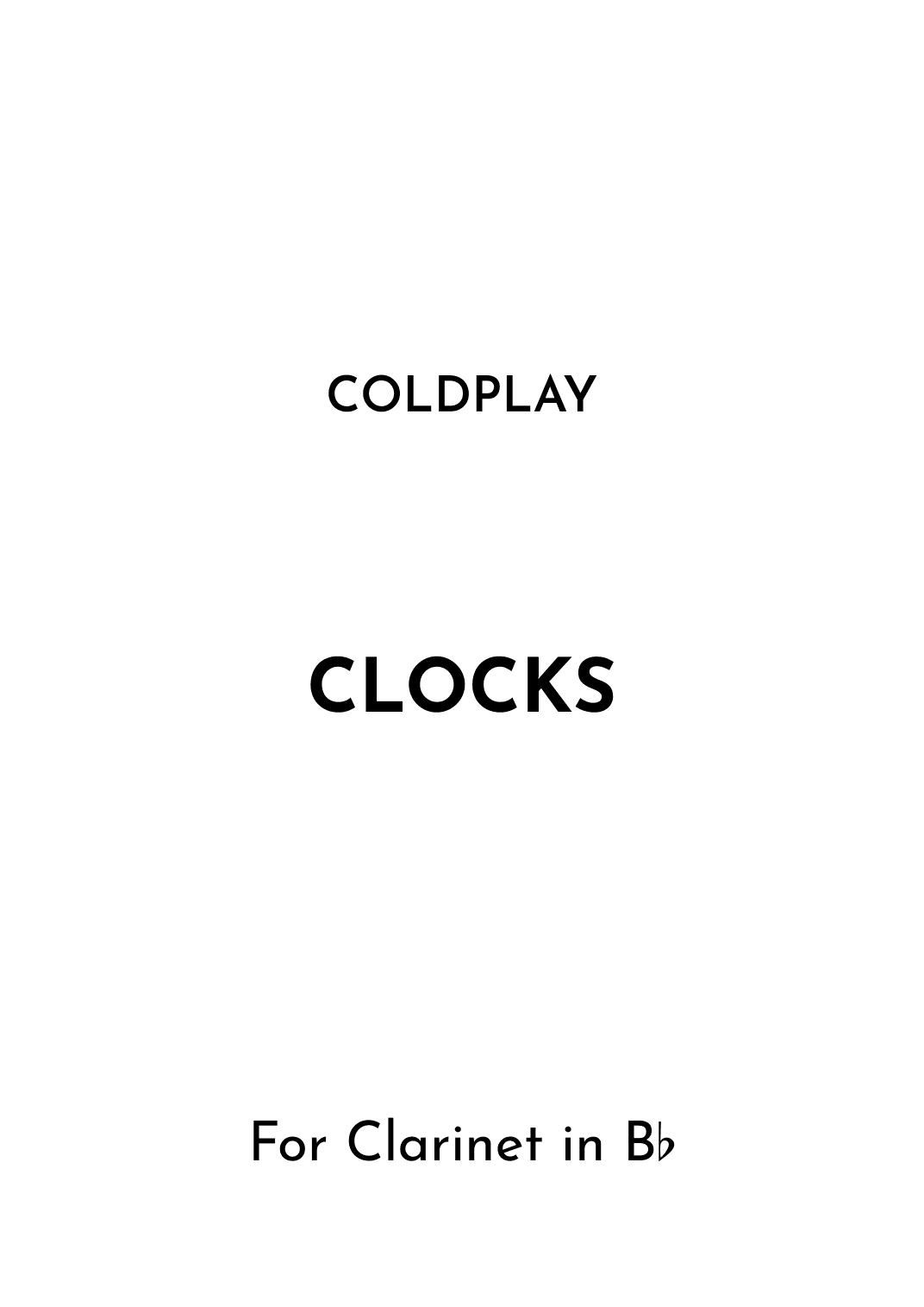Clocks (arr. Jireh J.)