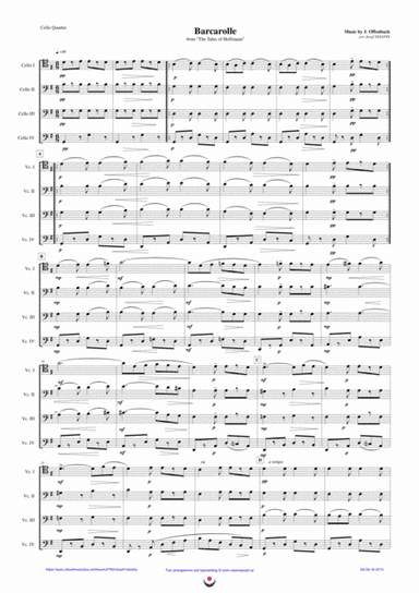 Barcarolle (Offenbach) (arr. Josef STASTNY)