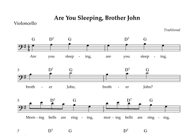 Are You Sleeping, Brother John (Easy) (arr. Wesley S. SIlva)