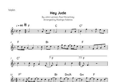Hey Jude (arr. Rodrigo Faleiros)