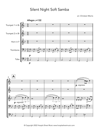 Silent Night Soft Samba (arr. Christian Morris)