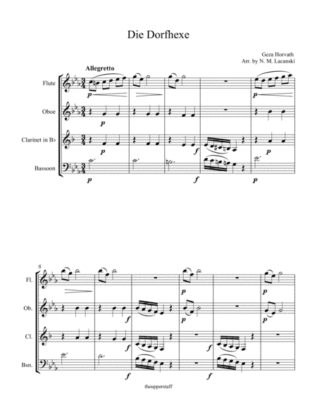 Die Dorfhexe (arr. Nick Lacanski)