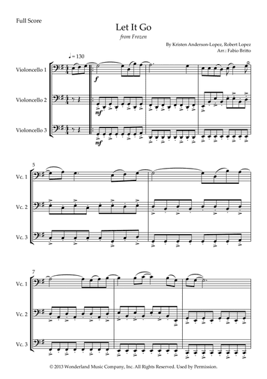 Let It Go (arr. Fabio Britto)
