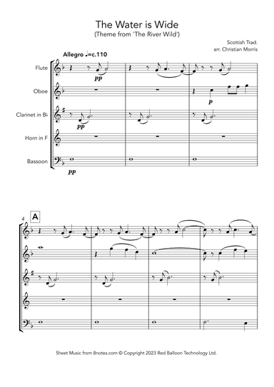 The Water is Wide (arr. Christian Morris)