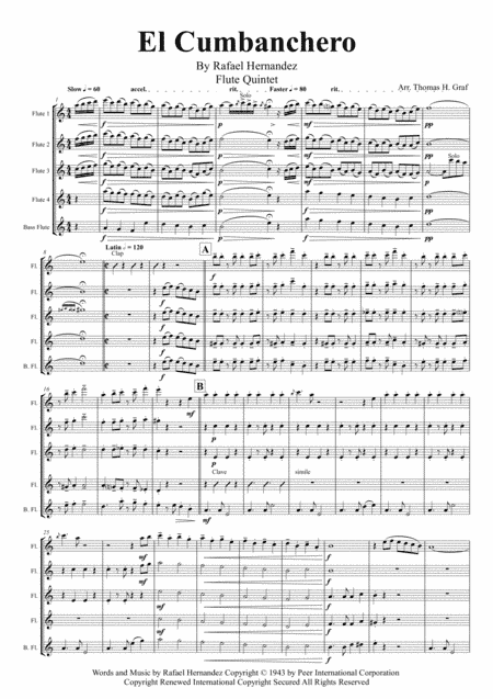 El Cumbanchero (arr. Thomas H. Graf)