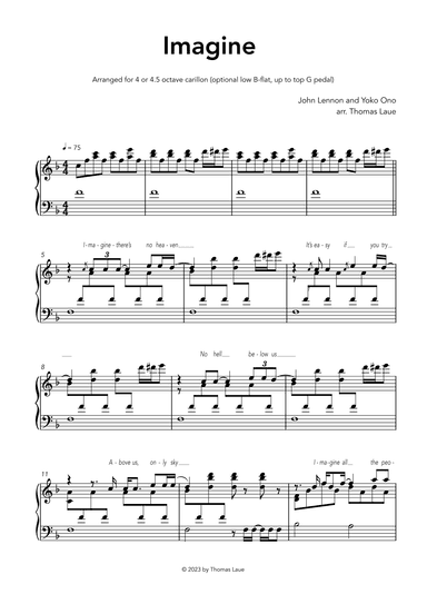 Imagine (arr. Thomas Laue)