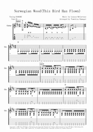 Norwegian Wood (this Bird Has Flown) (arr. Tomohisa Kumagai)