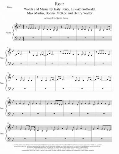 Roar (arr. Kevin Busse)