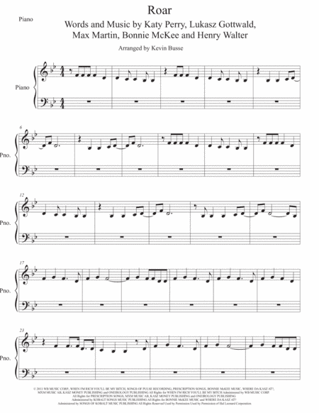 Roar (arr. Kevin Busse)