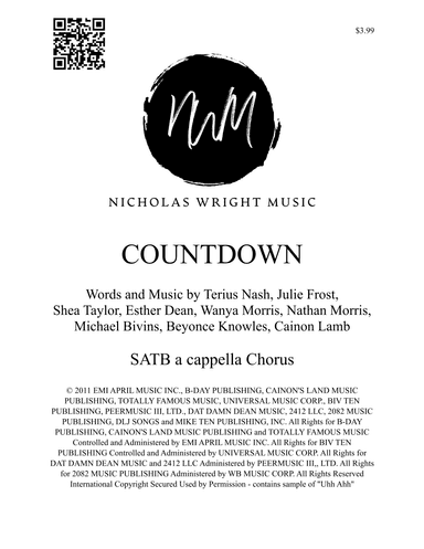 Countdown (arr. Nicholas Wright)