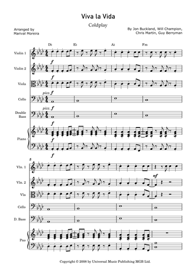 Viva La Vida (arr. Marival Moreira)
