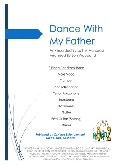 Dance With My Father (arr. Jon Woodend)
