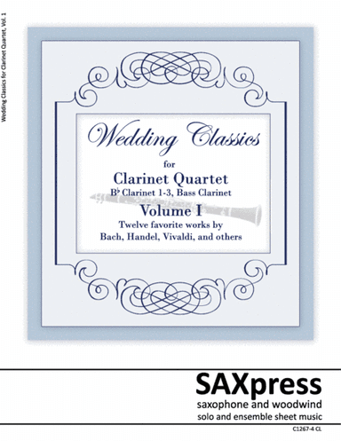 Wedding Classics for Clarinet Quartet (arr. Robert Stevens)