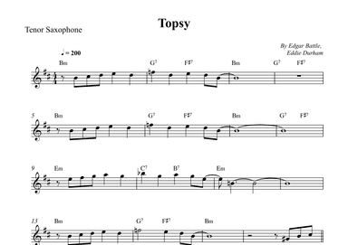 Topsy (arr. Wesley S. SIlva)