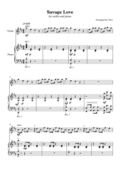 Savage Love (arr. Neo)