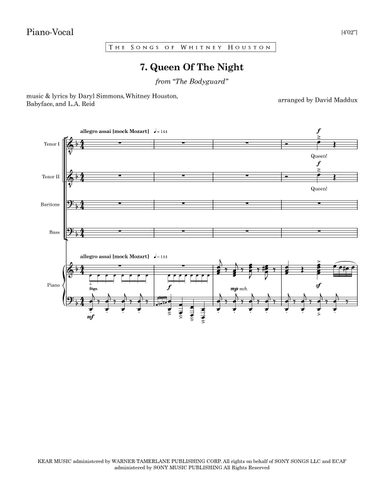 Queen Of The Night (arr. David Maddux)