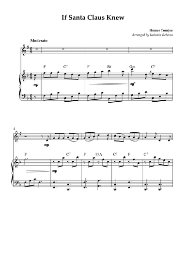 If Santa Claus Knew (arr. Kaiserin Rebecca)