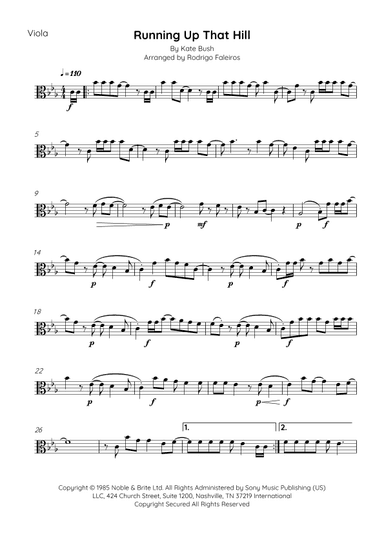 Running Up That Hill (arr. Rodrigo Faleiros)