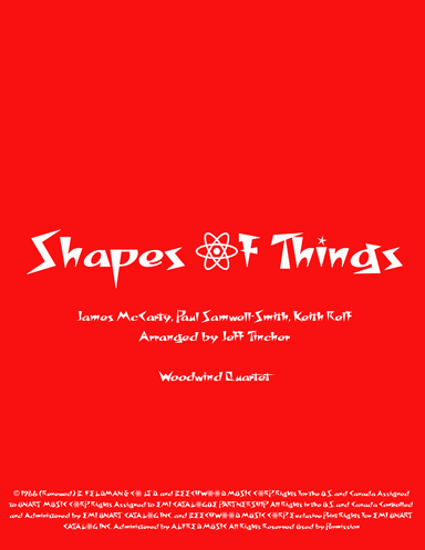 Shapes Of Things (arr. Jeff Tincher)