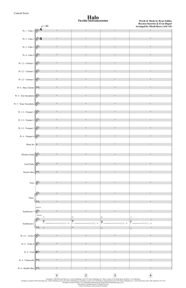 Halo (arr. Micah Byers)