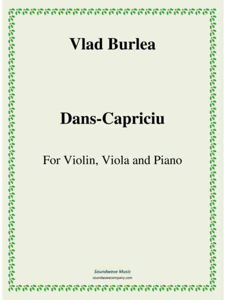 Dans-Capriciu (Violin, Viola and Piano)