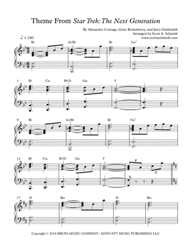 Star Trek - The Next Generation(r) (arr. Scott A. Schmidt)