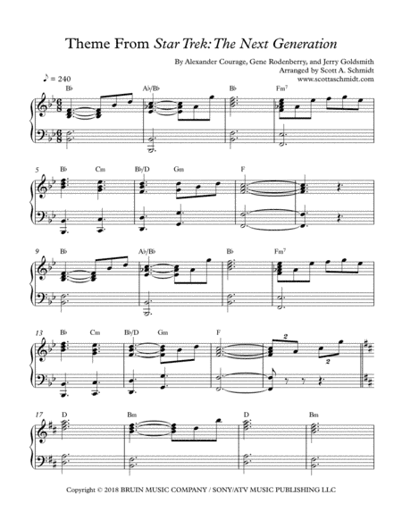Star Trek - The Next Generation(r) (arr. Scott A. Schmidt)