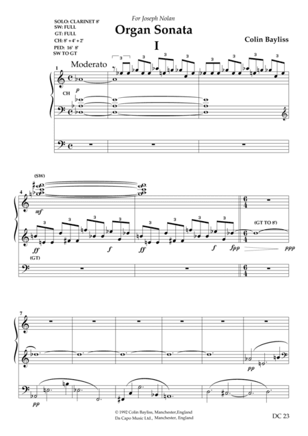 Organ Sonata