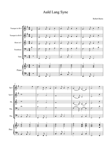 Auld Lang Syne (arr. Alex Nunes Rodrigues)
