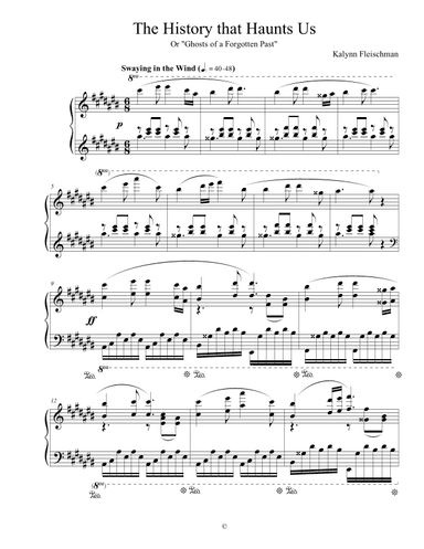 Hesitations in Ab Minor