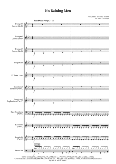It's Raining Men (arr. Paul De Cinque)